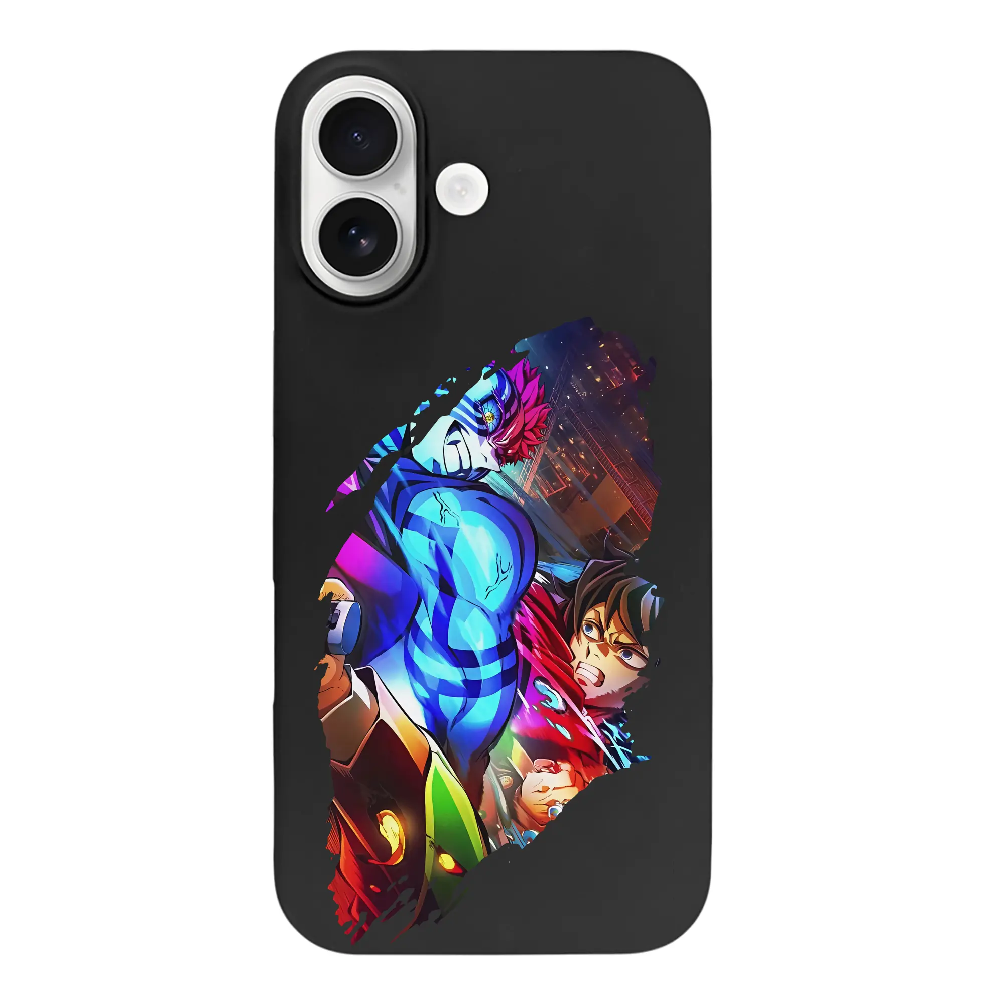 鬼滅の刃 グッズ,猗窩座 - iPhone 17 シリーズ シリコンケース 薄型 耐衝撃 指紋防止 ソフトタッチカバー 精密フィット 傷防止 保護ケース iPhone 17/17 Air/17 Pro/17 Pro Max 対応